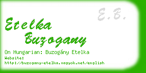 etelka buzogany business card